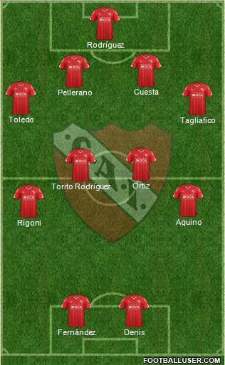 Independiente Formation 2016
