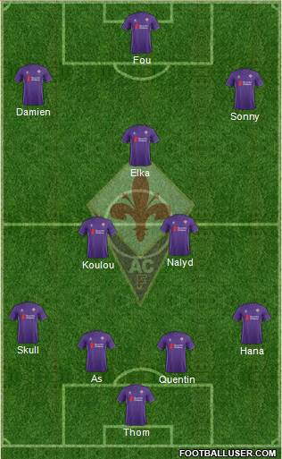 Fiorentina Formation 2016