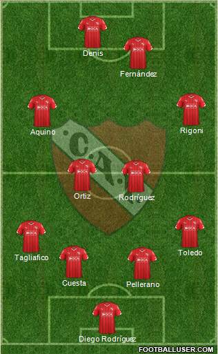 Independiente Formation 2016