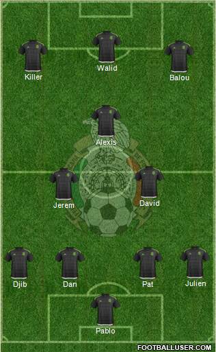 Mexico Formation 2016