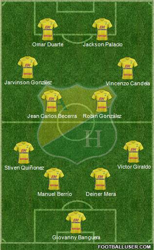 CD Atlético Huila Formation 2016