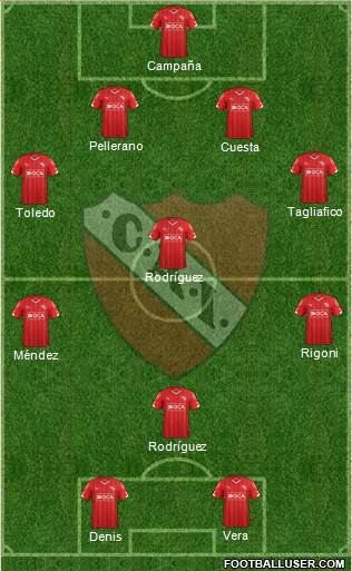 Independiente Formation 2016