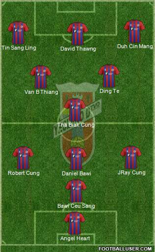 Yeclano Deportivo Formation 2016