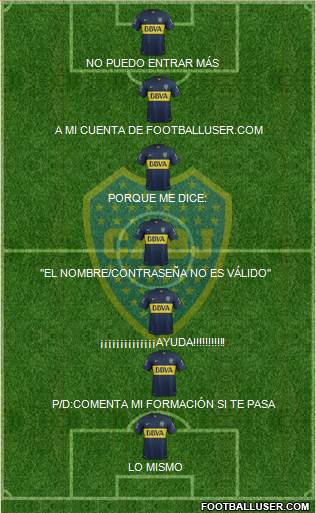 Boca Juniors Formation 2016
