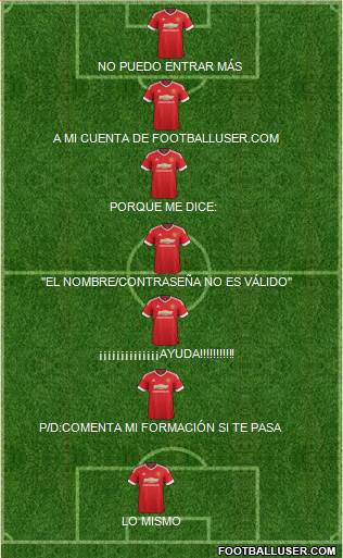 Manchester United Formation 2016