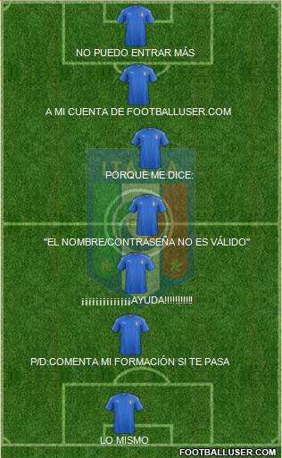 Italy Formation 2016