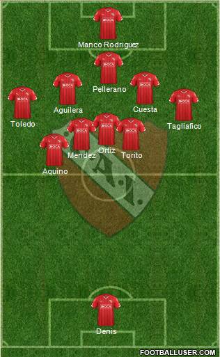 Independiente Formation 2016
