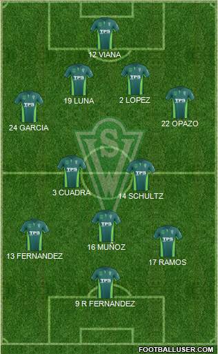 CD Santiago Wanderers S.A.D.P. Formation 2016