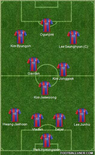 Crystal Palace Formation 2016