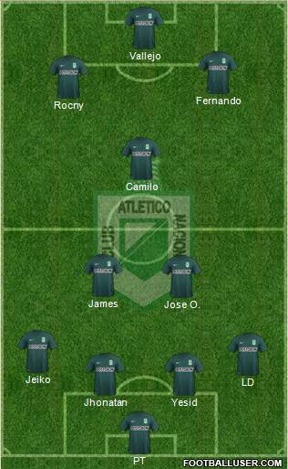 CDC Atlético Nacional Formation 2016