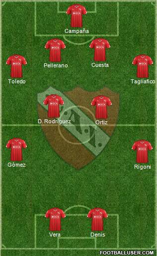 Independiente Formation 2016