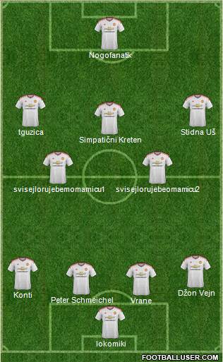 Manchester United Formation 2016