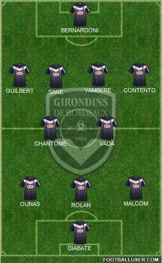 FC Girondins de Bordeaux Formation 2016