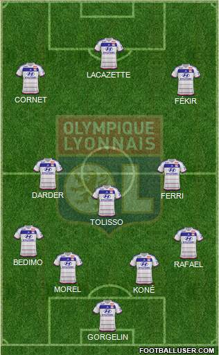 Olympique Lyonnais Formation 2016