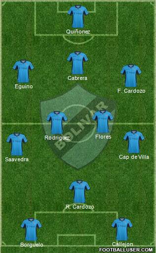 C Bolívar football formation