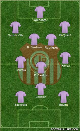 C Independiente Petrolero Formation 2016