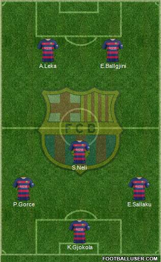 F.C. Barcelona Formation 2016