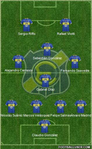 CD Everton de Viña del Mar S.A.D.P. Formation 2016