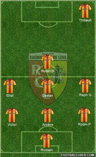 Racing Club de Lens Formation 2016