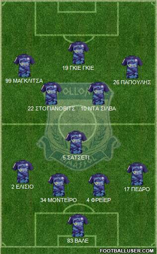 AMO Apollon Limassol Formation 2016