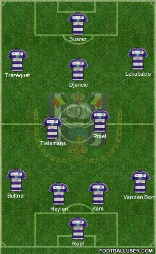 RSC Anderlecht Formation 2016