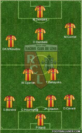 Racing Club de Lens Formation 2016