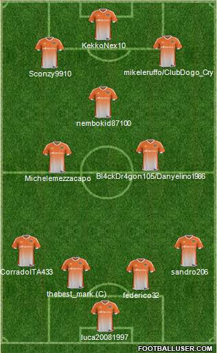Houston Dynamo Formation 2016