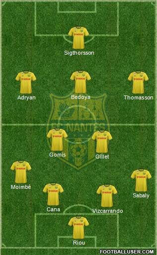 FC Nantes Formation 2016