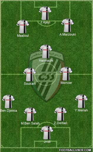Club Sportif Sfaxien Formation 2016