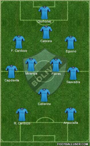 C Bolívar football formation