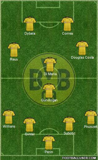 Borussia Dortmund Formation 2016