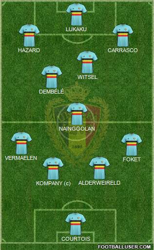 Belgium Formation 2016