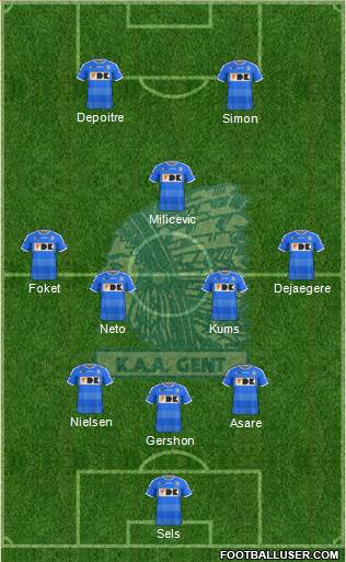 KAA Gent Formation 2016