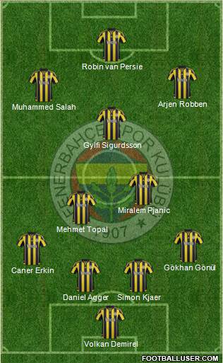Fenerbahçe SK Formation 2016