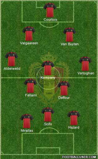 Belgium Formation 2016