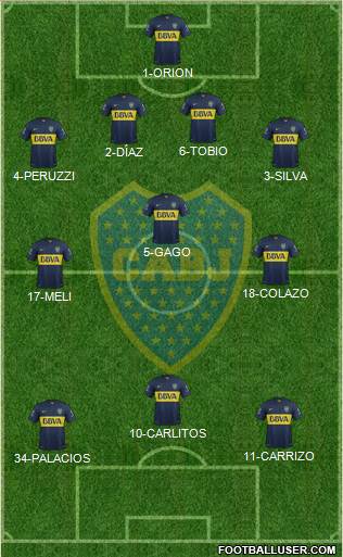 Boca Juniors Formation 2016