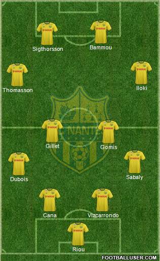 FC Nantes Formation 2016