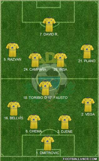 A.D. Alcorcón Formation 2016