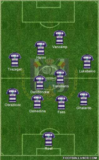 RSC Anderlecht Formation 2016