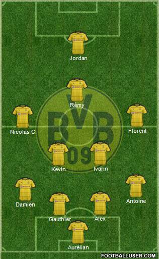 Borussia Dortmund Formation 2016