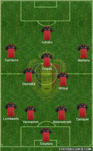 Belgium Formation 2016