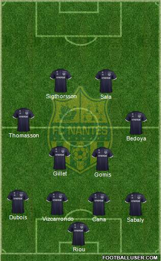 FC Nantes Formation 2016