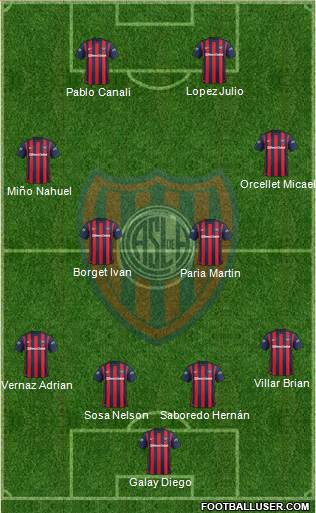 San Lorenzo de Almagro Formation 2016