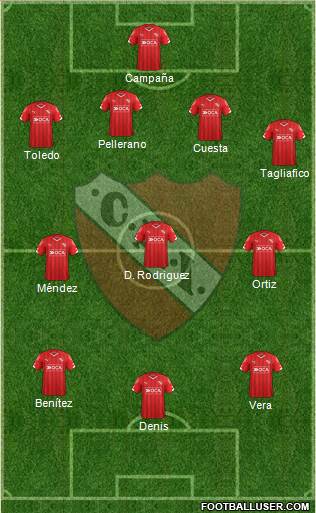 Independiente Formation 2016