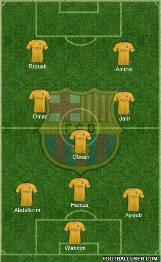 F.C. Barcelona Formation 2016