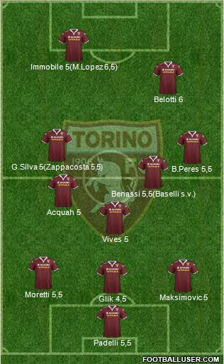Torino Formation 2016