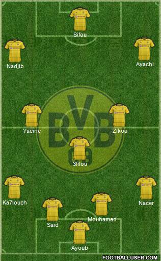 Borussia Dortmund Formation 2016