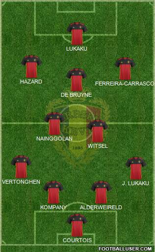 Belgium Formation 2016