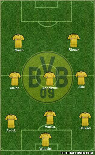 Borussia Dortmund Formation 2016