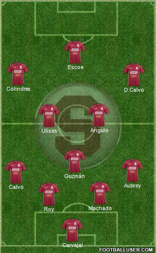 CD Saprissa Formation 2016